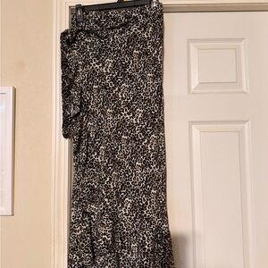 Leopard Print Women's Skirt